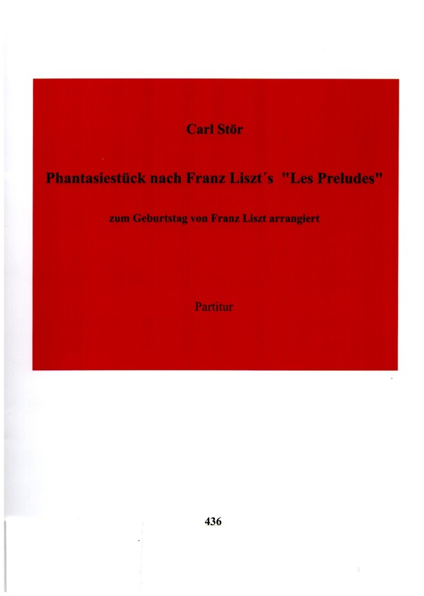 Phantasiestück&nbsp;&nbsp;für 4 Hörner&nbsp;&nbsp;Partitur und Stimmen