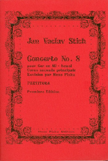 Konzert Nr.8&nbsp;&nbsp;für Horn in Es und treicher&nbsp;&nbsp;Partitur