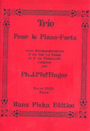 Trio&nbsp;&nbsp;pour cor (violon), violoncell et piano&nbsp;&nbsp;partition et parties