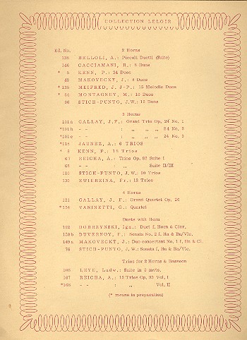 Piccoli Duetti  für 2 Hörner  Partitur