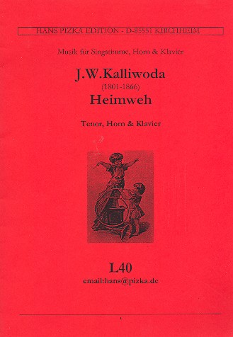 Heimweh  für Tenor, Horn und Klavier  Partitur und Stimmen