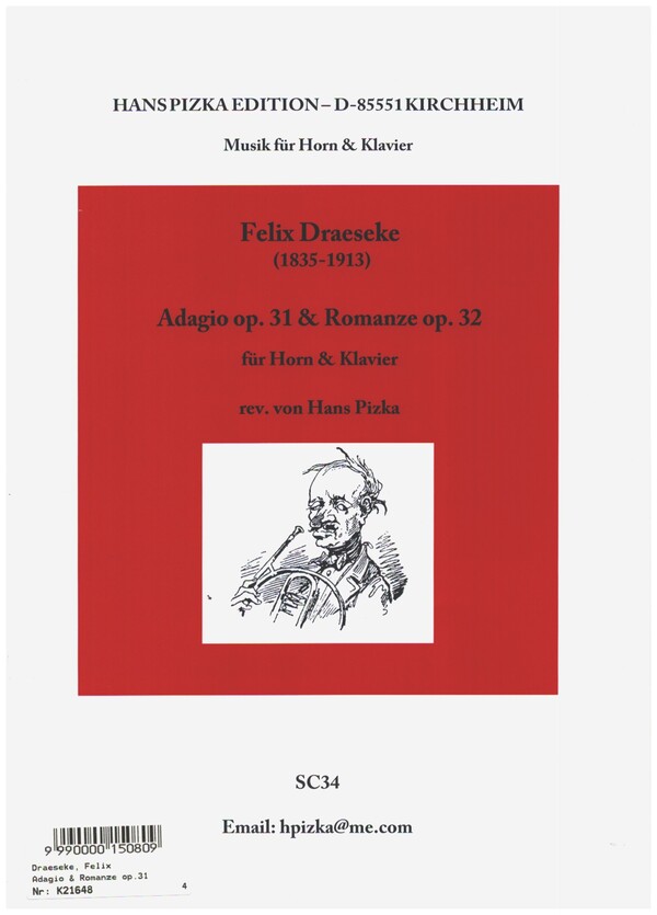 Adagio op.31 & Romanze op.32  für Horn und Klavier  