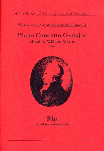 Concerto in G Major  for piano and orchestra  score