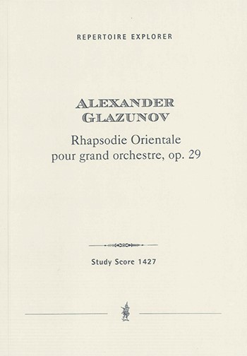 Rhapsoie orientale op.29  für Orchester  Studienpartitur