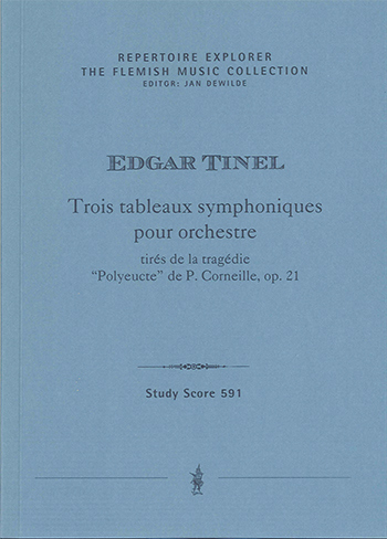 Tinel, Edgar&nbsp;&nbsp;Drei symphonische Tongemälde für Orchester op. 21&nbsp;&nbsp;orch
