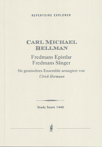 Fredmans Episteln  und  Fredmans Lieder  für gemischtes Ensemble  Partitur