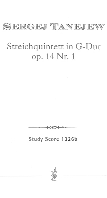 Streichquintett G-Dur, op. 14 Nr. 1      Studienpartitur