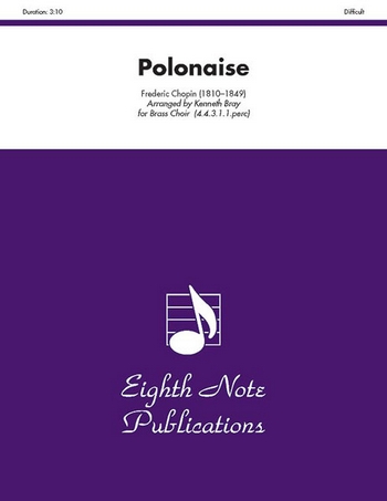Polonaise&nbsp;&nbsp;for brass chorus and percussion&nbsp;&nbsp;score and parts
