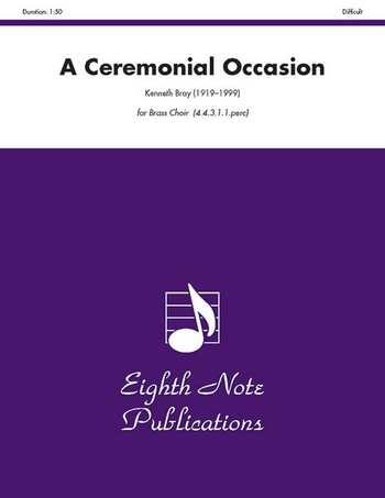A ceremonial occasion  for brass ensemble and percussion  score and parts
