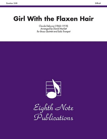 Girl with the flaxen Hair  for solo trumpet, 2 trumpets, horn, trombone, tuba  score and parts
