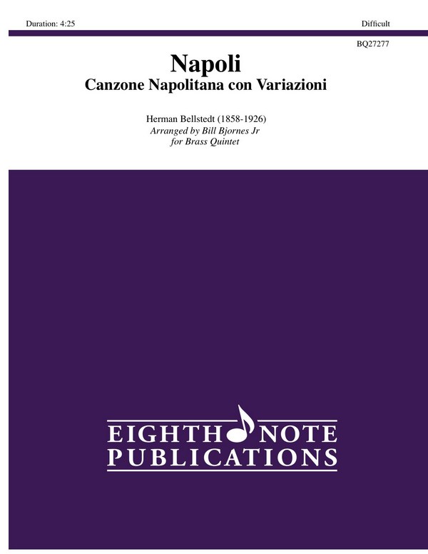 Napoli&nbsp;&nbsp;für Solo-Tuba, 2 Trompeten, Horn und Posaune&nbsp;&nbsp;Partitur und Stimmen