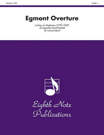 Egmont Overture&nbsp;&nbsp;for concert band&nbsp;&nbsp;score and parts