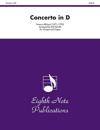 Concerto in D Major op.7,6 for Oboe and Strings&nbsp;&nbsp;for trumpet and organ&nbsp;&nbsp;Trp | Org