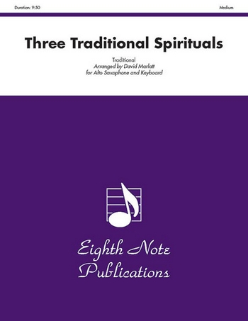 3 Traditional Spirituals  for alto saxophone and piano  