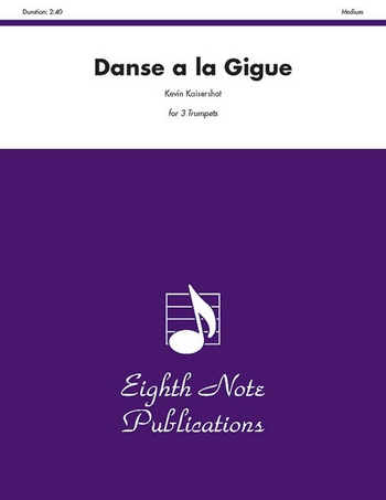 Danse a la Gigue  for 3 trumpets  score and parts