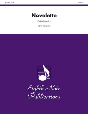 Novelette  for 3 trumpets  score and parts