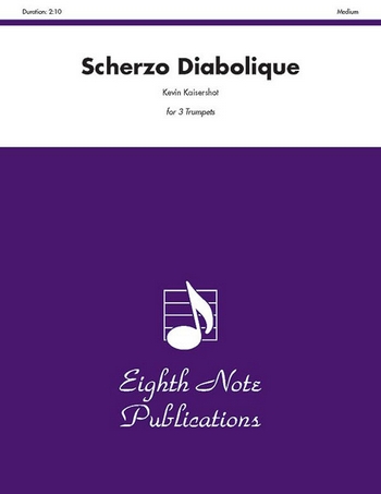 Scherzo diabolique  for 3 trumpets  score and parts