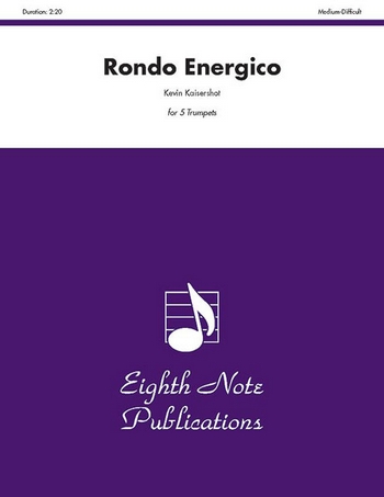 Rondo energico  for 5 trumpets  score and parts