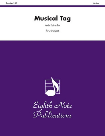 Musical Tag  for 3 trumpets  score and parts