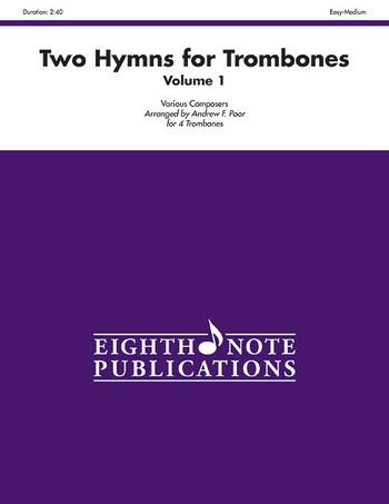 2 Hymns vol.1  for 4 trombones  score and parts