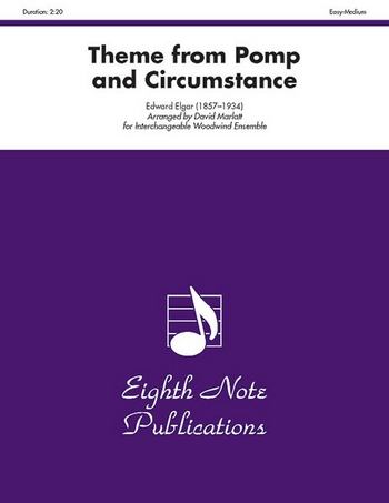 Theme from Pomp and Circumstance vol.1&nbsp;&nbsp;for 5-part woodwind ensemble&nbsp;&nbsp;score and parts