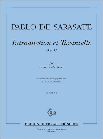 Intruduction et Tarantelle op.43  für Violine und Klavier  