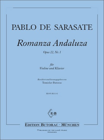 Romanza andaluza op.22,1&nbsp;&nbsp;für Violine und Klavier&nbsp;&nbsp;