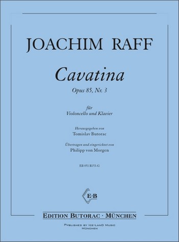 Cavatina op.85,3  für Violoncello und Klavier  