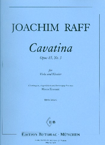 Cavatina op.85,3  für Viola und Klavier  