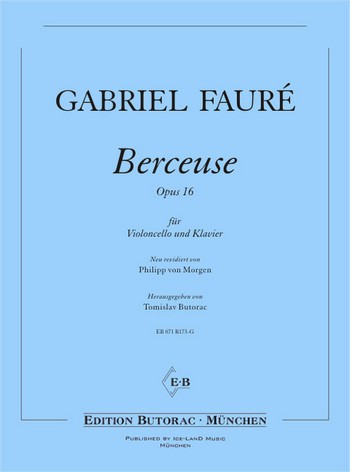 Berceuse op.16&nbsp;&nbsp;für Violoncello und Klavier&nbsp;&nbsp;