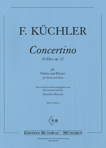 Concertino D-Dur op.12  für Violine und Klavier  