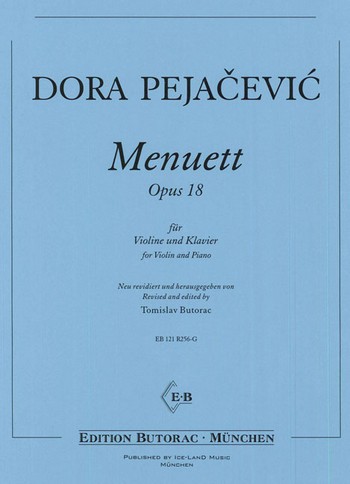 Menuett op.18  für Violine und Klavier  