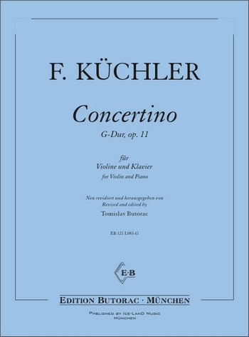 Concertino G-Dur op.11  für Violine und Klavier  