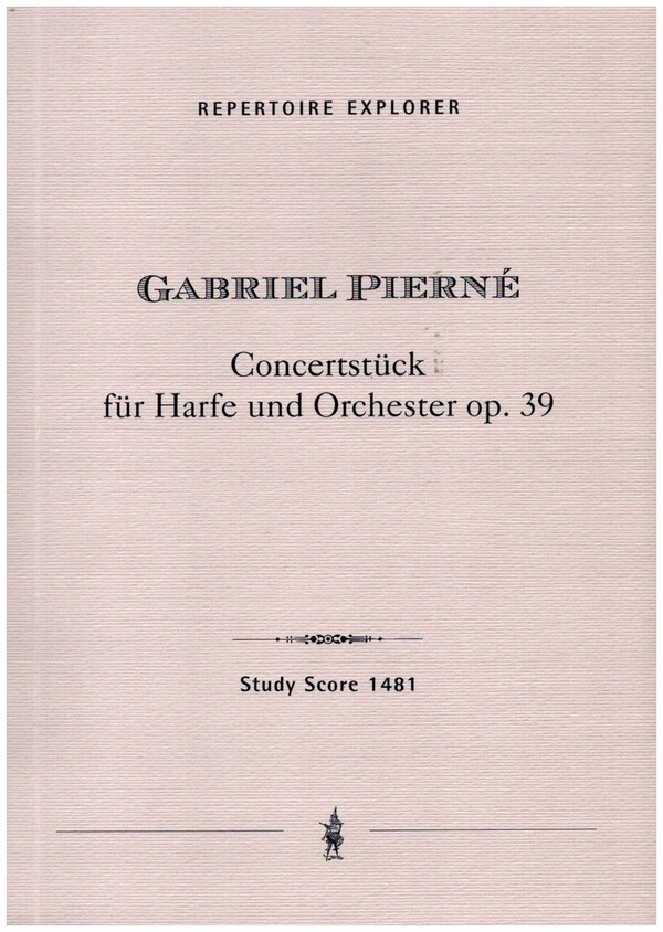 Concertstück op.39  für Harfe und Orchester  Studienpartitur