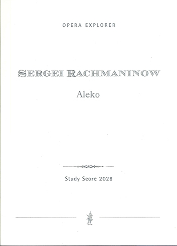 Rachmaninow, Sergej  Aleko (mit russischem und englischem Libretto)  Studienpartitur