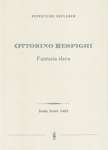 Respighi, Ottorino  Fantasia Slava für Klavier und Orchester  Studienpartitur