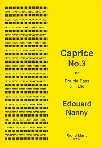 Caprice Nr.3  für Kontrabass und Klavier  