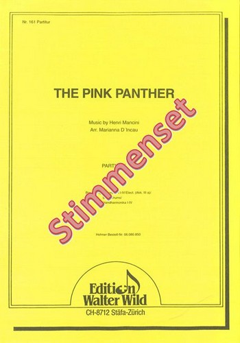 The Pink Panther  für Akkordeon-Orchester  Stimmenset