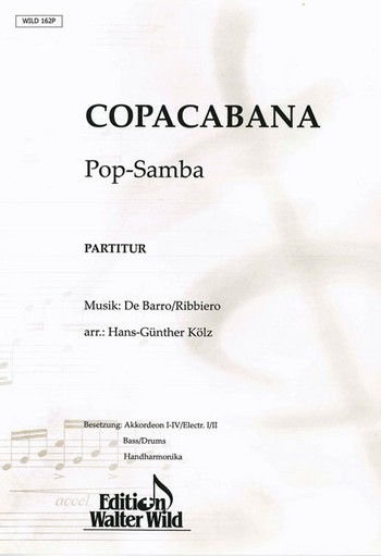 Copacabana:  für Akkordeonorchester  Partitur