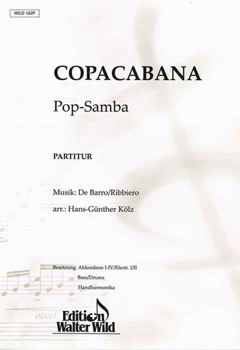 Copacabana:  für Akkordeonorchester  Partitur