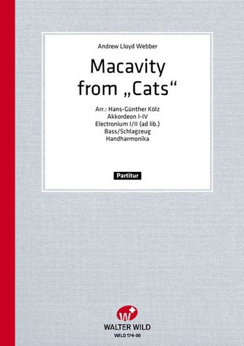 A.L.Webber / arr. H.G.Kölz Macavity (aus 'Cats'  Akkordeon-Orchester  Partitur