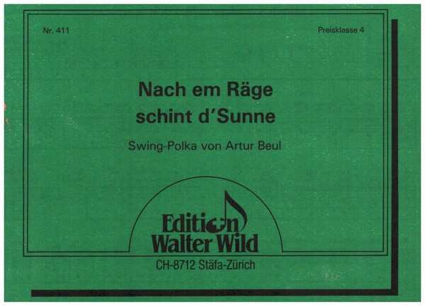 Nach em Räge schint d'Sunne&nbsp;&nbsp;für diatonische Handharmonika&nbsp;&nbsp;