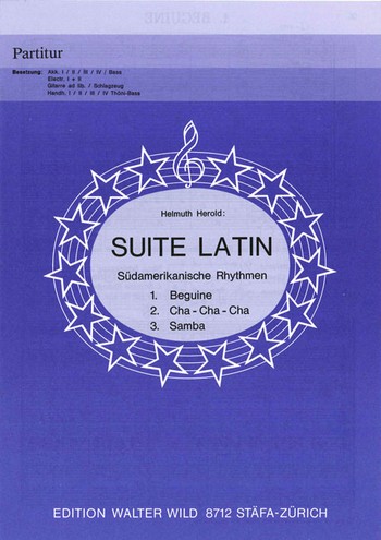 Suite Latin  für Akkordeonorchester  Partitur