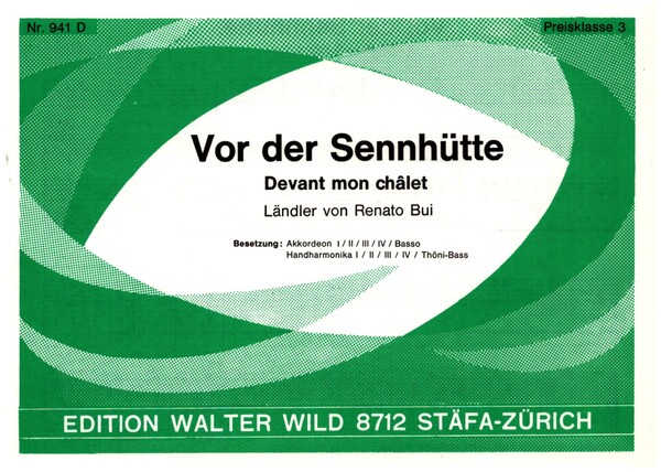 Vor der Sennhütte  für diatonische Handharmonika  