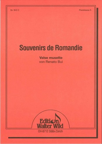 Souvenirs de Romandie  für Akkordeonorchester  1. Akkordeon solo