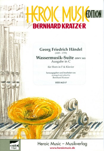 Wassermusik-Suite HWV341&nbsp;&nbsp;für Horn in F und Klavier&nbsp;&nbsp;