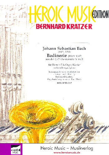 Badinerie BWV1067  für Horn in F und Orgel (Klavier)  