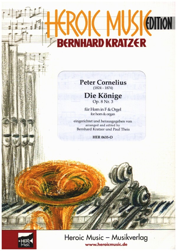 Die Könige op.8 Nr.3  für Horn und Orgel (Ausgabe in Eb)  