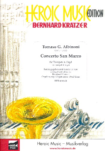 Konzert B-Dur San Marco&nbsp;&nbsp;für Trompete und Orgel&nbsp;&nbsp;
