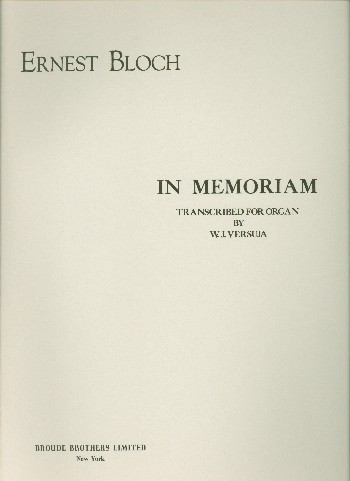 In memoriam&nbsp;&nbsp;for organ&nbsp;&nbsp;